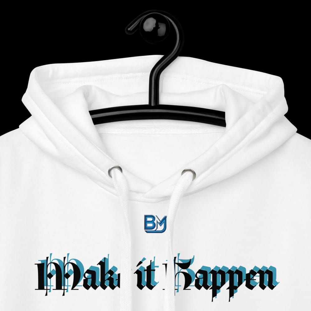 Hanorac MAKE IT HAPPEN unisex care îți definește personalitatea.„Alege stilul Mădălin Buni –