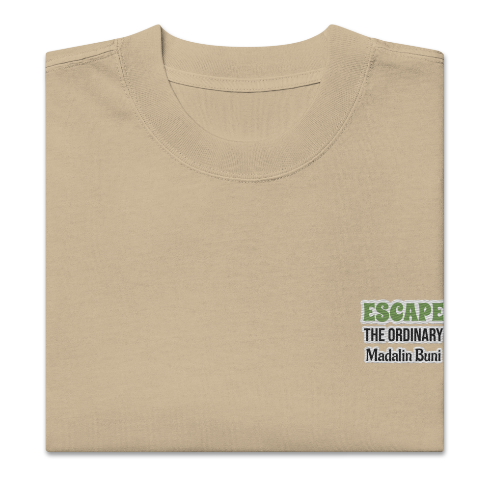 Tricou Oversized Vintage Premium – Bumbac Cardat | Mădălin Buni