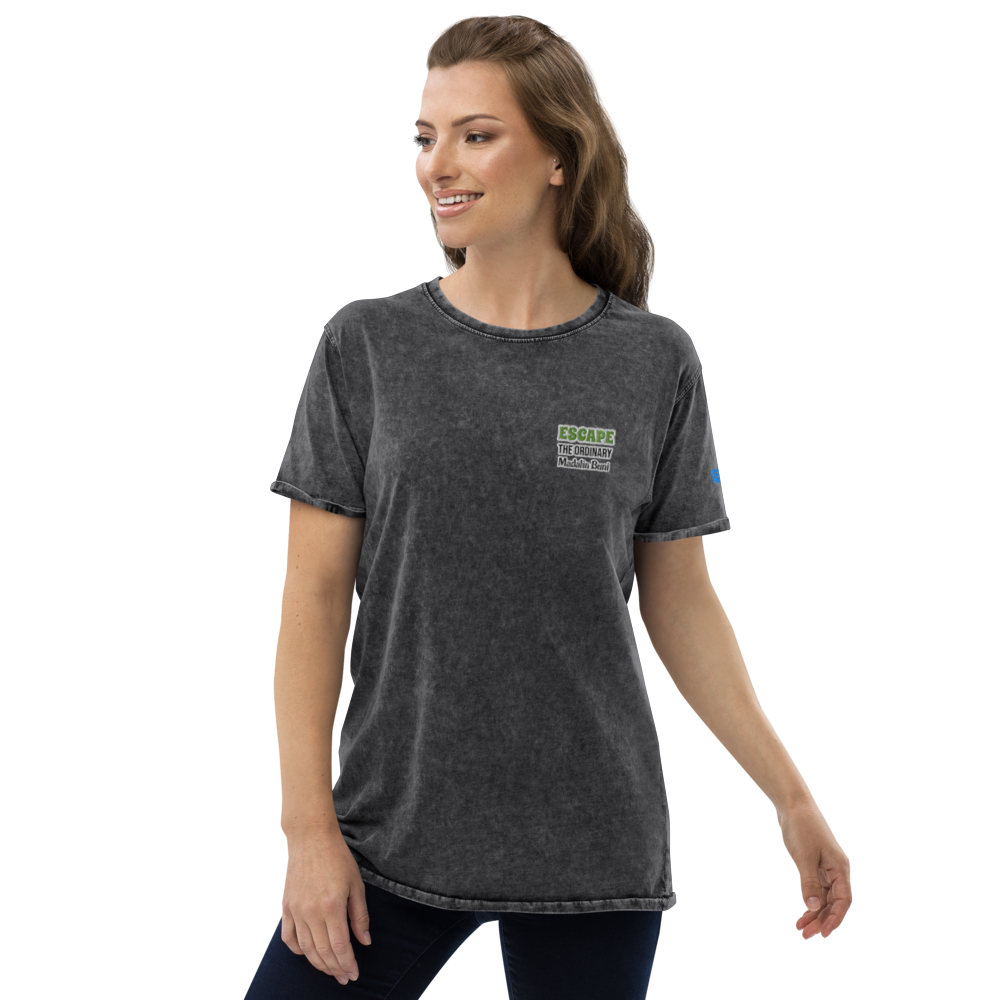 Tricou Denim Premium – Bumbac Pieptănat 100% | Mădălin Buni