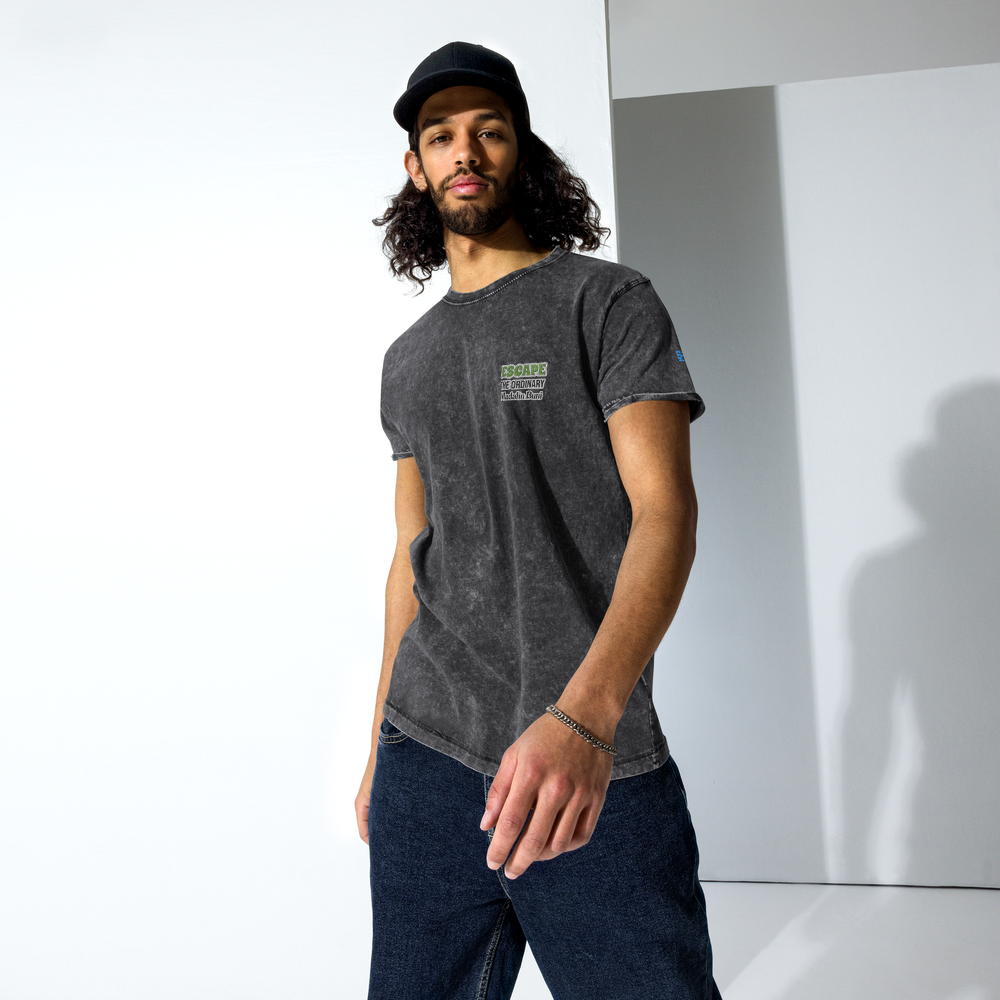 Tricou Denim Premium – Bumbac Pieptănat 100% | Mădălin Buni